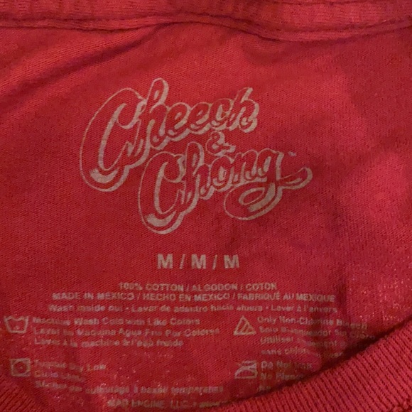 Burgundy cheech and Chong long sleeve - Picture 2 of 4